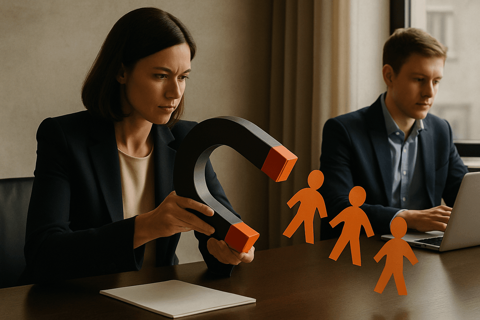 Воронка привлечения клиентов от контакта до сделки в B2B-компании