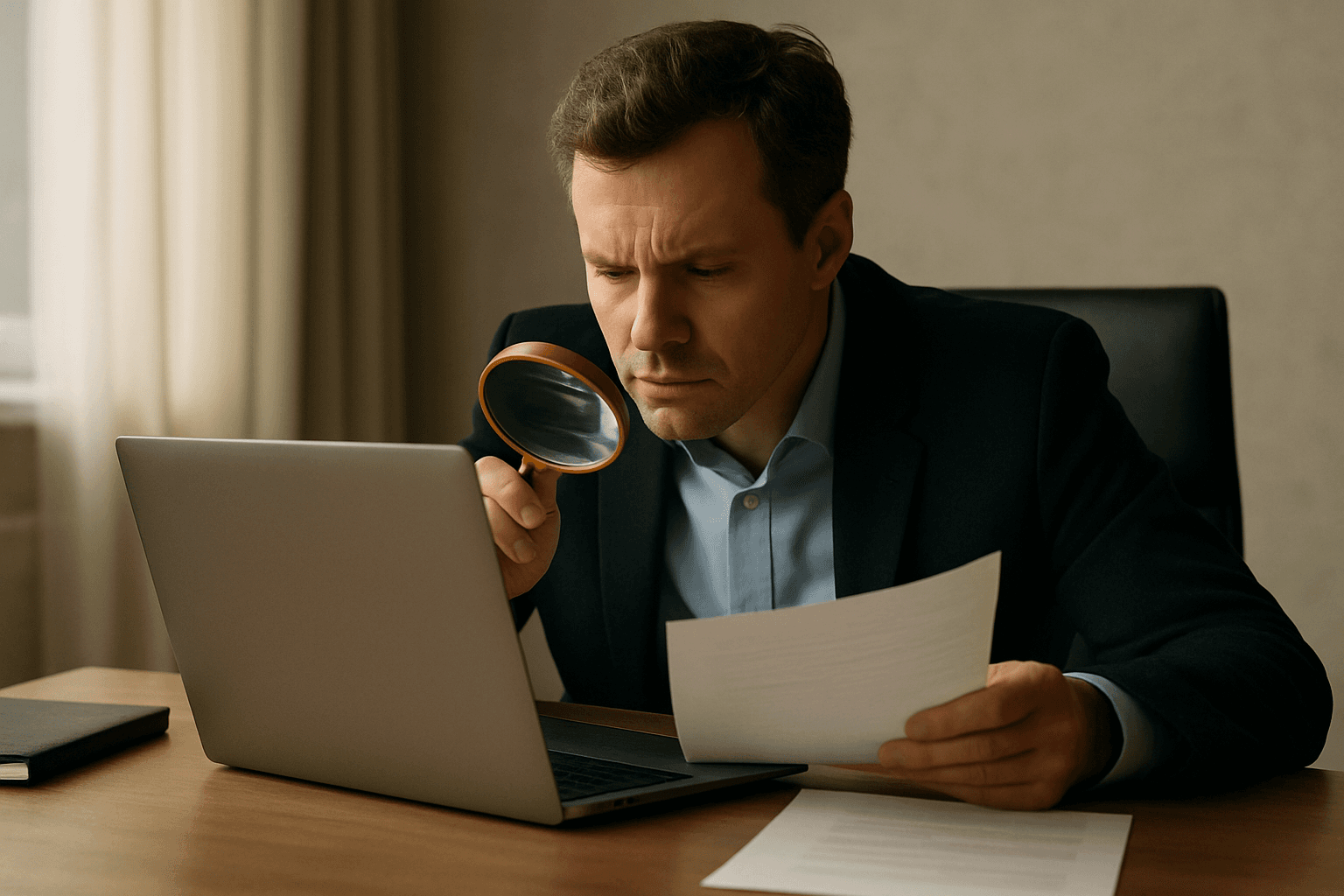 Руководитель просматривает воронку сделок в интерфейсе CRM
